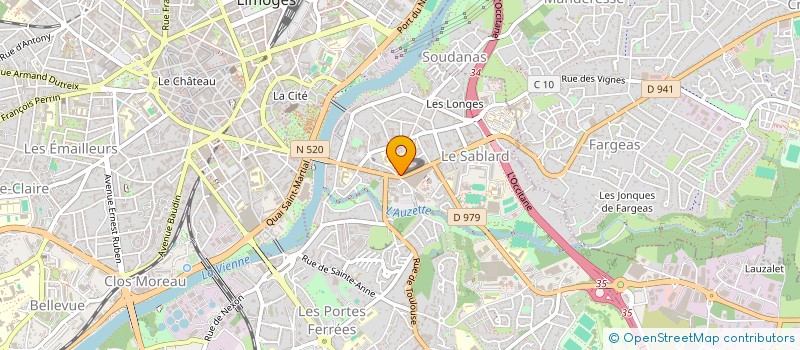 localisation de l'entreprise GESTRIM COP TASSIGNY 83 à LIMOGES