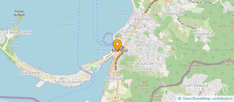 localisation de l'entreprise GESTWILD  SAINT MARTIN