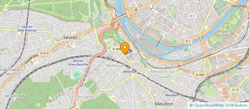 localisation de l'entreprise GESTWILL SA à MEUDON