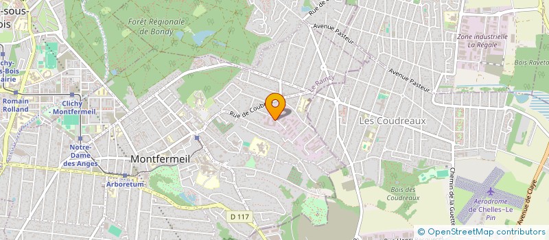 localisation de l'entreprise GESTY à MONTFERMEIL