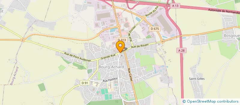 localisation de l'entreprise GESTYMA  BOURG-ACHARD