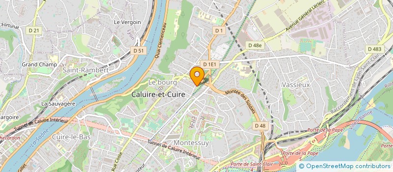 localisation de l'entreprise GESU à CALUIRE-ET-CUIRE