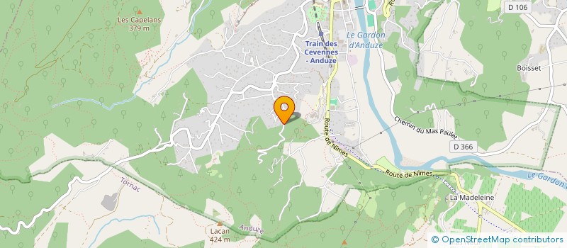 localisation de l'entreprise GESY  ANDUZE