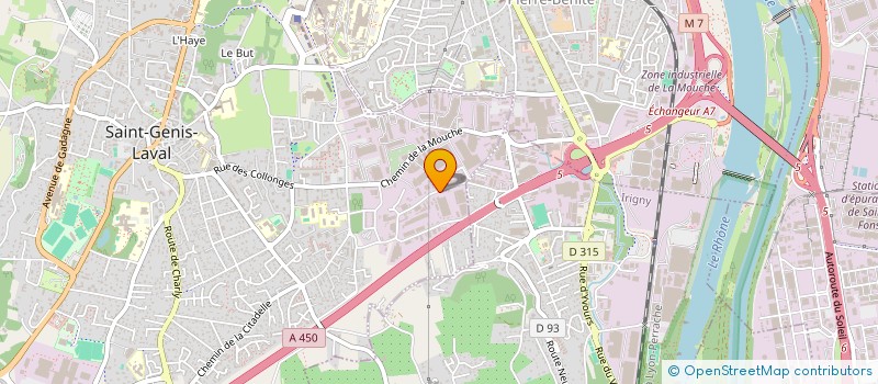 localisation de l'entreprise GESY IMMOBILIER  SAINT-GENIS-LAVAL