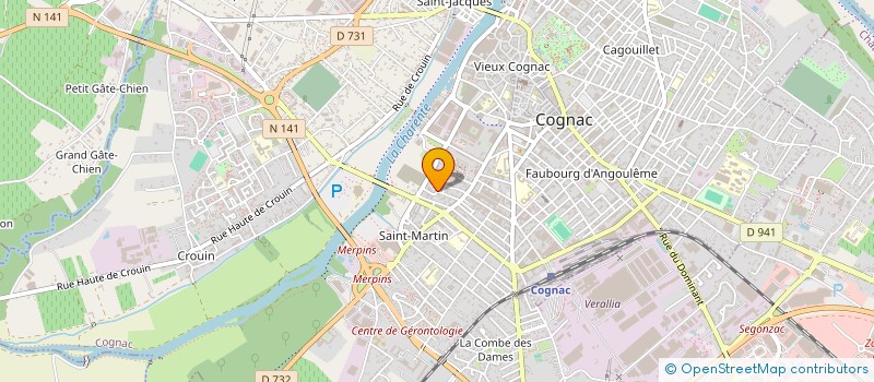 localisation de l'entreprise GET A GREAT HOME à COGNAC
