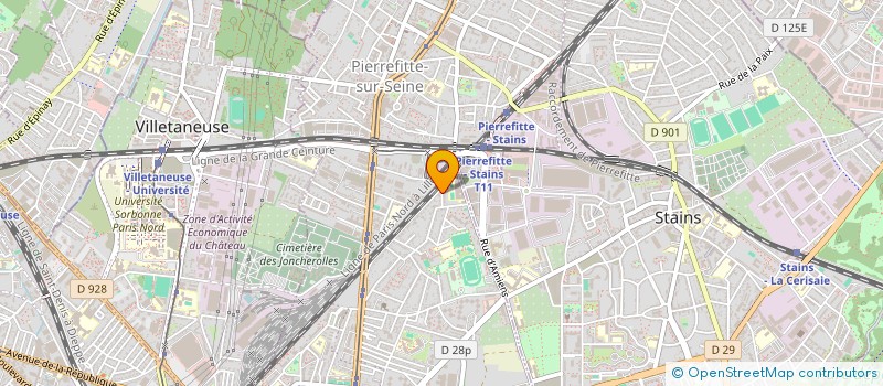 localisation de l'entreprise GET A TRANSPORT à PIERREFITTE-SUR-SEINE