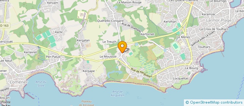 localisation de l'entreprise GET AFLY  LARMOR-PLAGE