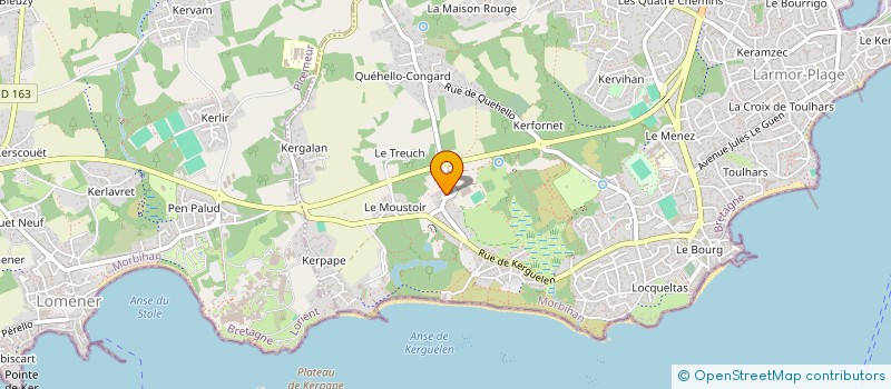 localisation de l'entreprise GET AFLY INVEST  LARMOR-PLAGE