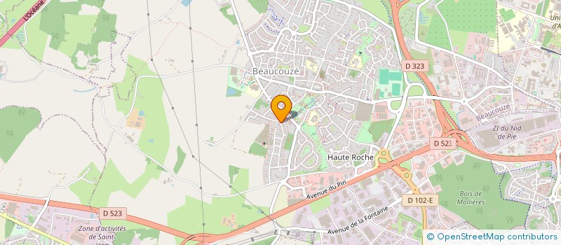 localisation de l'entreprise GET BACK CITY  BEAUCOUZE