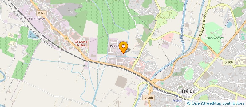 localisation de l'entreprise GET BAT à FREJUS