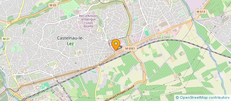 localisation de l'entreprise GET CARRIERES BTP à CASTELNAU-LE-LEZ