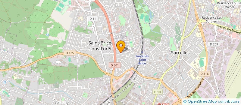 localisation de l'entreprise GET CONSULT  SAINT-BRICE-SOUS-FORET