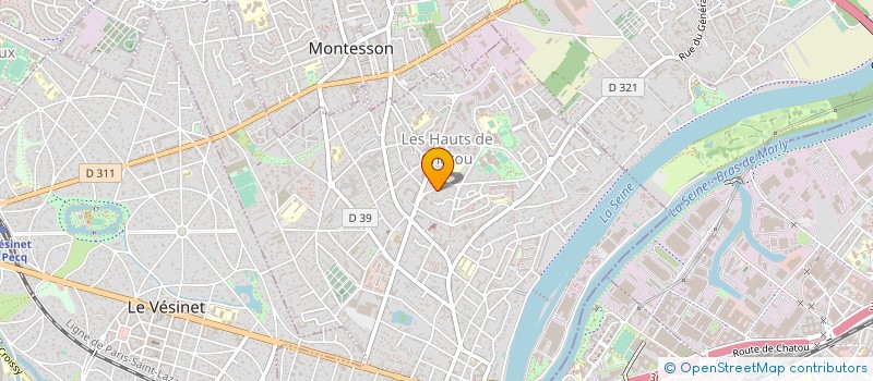 localisation de l'entreprise GET DIFFUSION  CHATOU