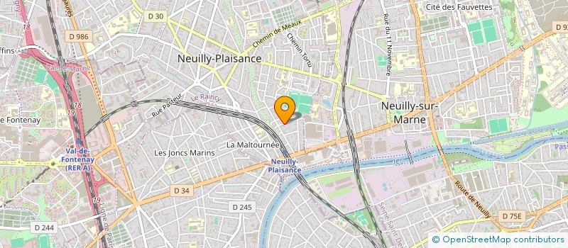 localisation de l'entreprise GET DOWN à NEUILLY-PLAISANCE