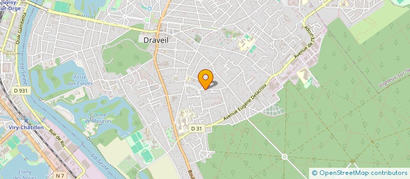 localisation de l'entreprise GET-INFRACLOUD à DRAVEIL