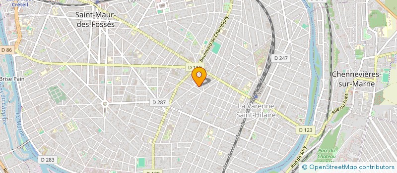 localisation de l'entreprise GET INVEST à SAINT-MAUR-DES-FOSSES