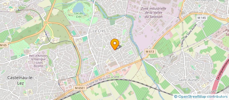 localisation de l'entreprise GET INVESTISSEMENT à LE CRES