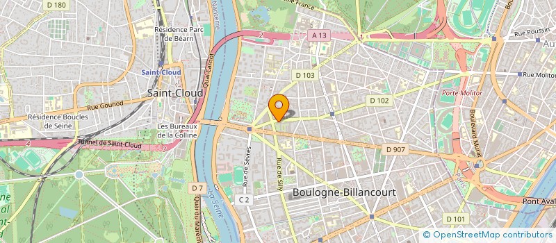 localisation de l'entreprise GET LOCATION à BOULOGNE-BILLANCOURT