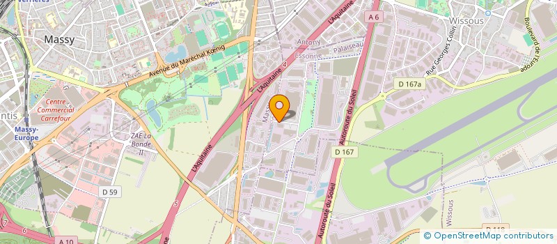 localisation de l'entreprise GET MAINTENANCE à WISSOUS