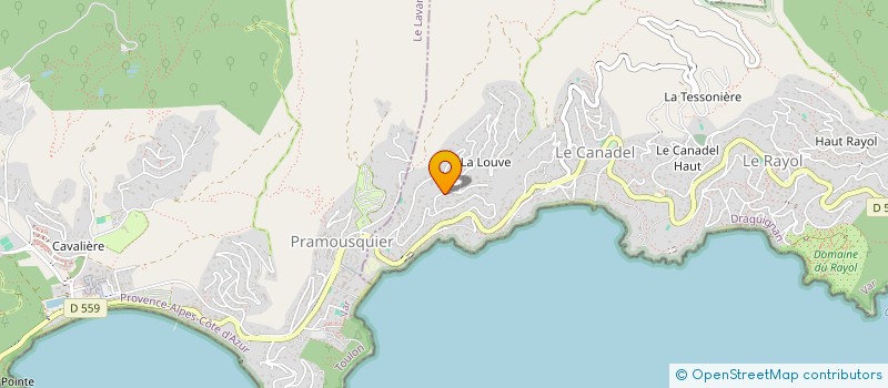 localisation de l'entreprise GET MARINE à RAYOL-CANADEL-SUR-MER