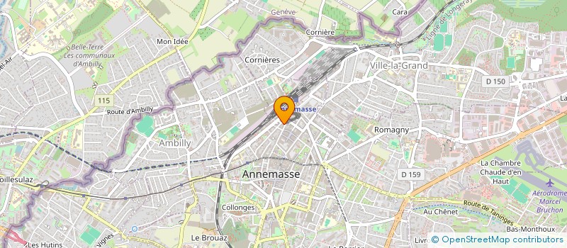 localisation de l'entreprise GET MORE à ANNEMASSE