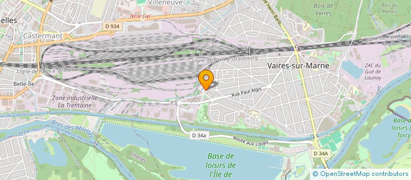 localisation de l'entreprise GET MY PERMIS  THORIGNY-SUR-MARNE