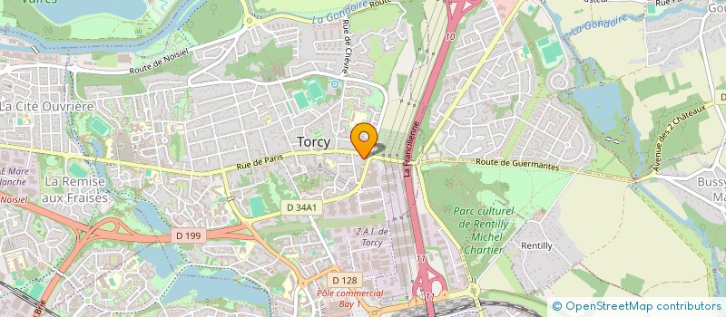 localisation de l'entreprise GET PHYSICS à TORCY