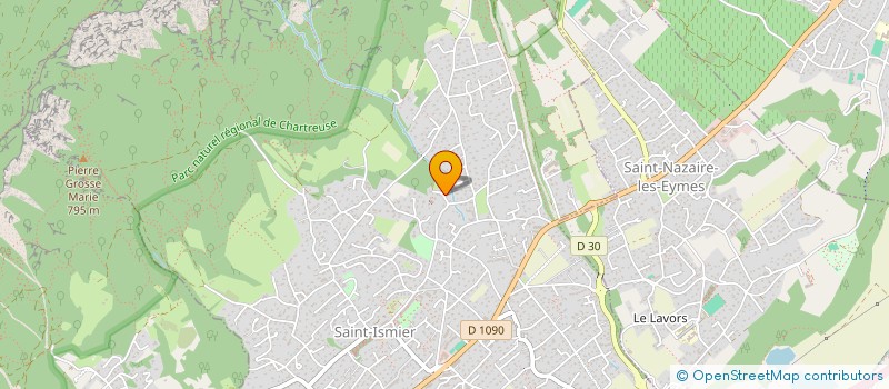 localisation de l'entreprise GET UP CONSEIL  SAINT-ISMIER