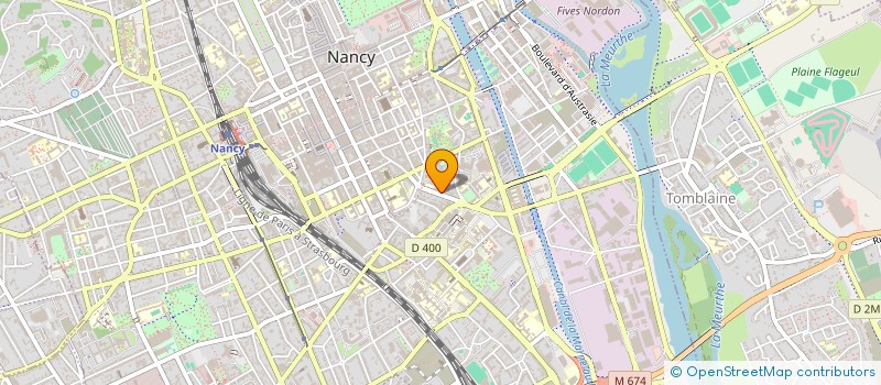 localisation de l'entreprise GET UP STAND UP RESERVE NATURELLE D'ARTISTES  NANCY