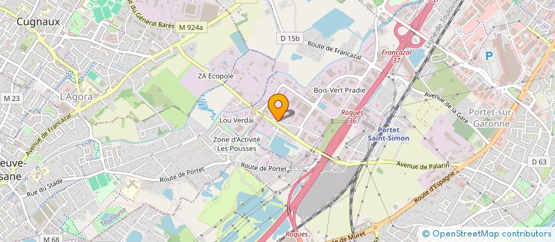 localisation de l'entreprise GET YOUR CREW  PORTET-SUR-GARONNE