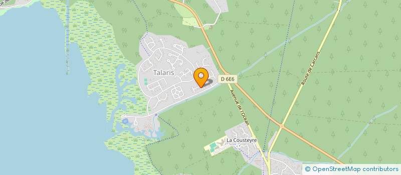 localisation de l'entreprise GET YOUR VAN  LACANAU