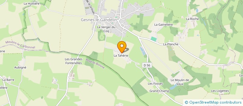 localisation de l'entreprise GETA  GESNES LE GANDELIN