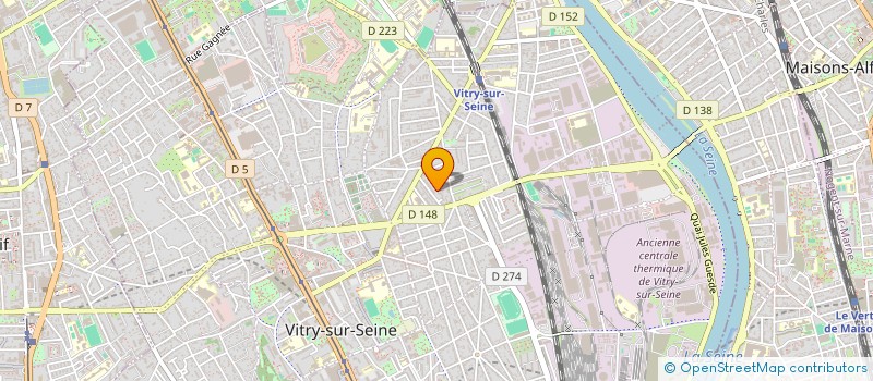 localisation de l'entreprise GETAIR CONSULTING  VITRY-SUR-SEINE