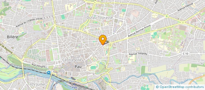 localisation de l'entreprise GETAN à PAU