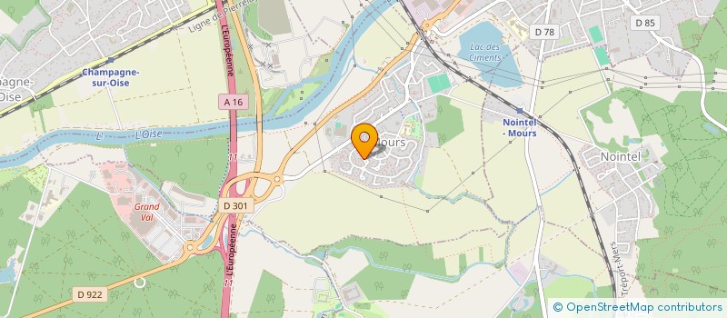 localisation de l'entreprise GETANN  MOURS