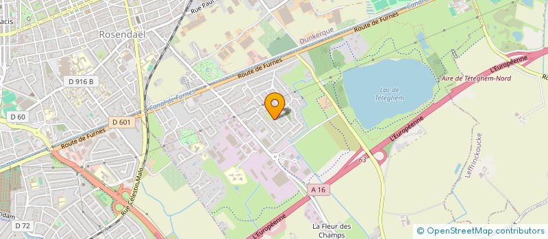 localisation de l'entreprise GETANSIMMOB à TETEGHEM-COUDEKERQUE-VILLAGE
