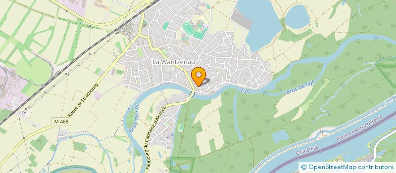 localisation de l'entreprise GETASOL  LA WANTZENAU
