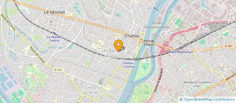 localisation de l'entreprise GETAWAY  CHATOU