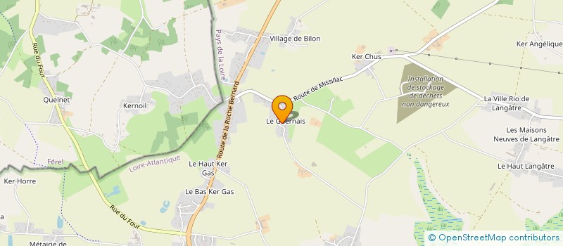localisation de l'entreprise GETBA à HERBIGNAC