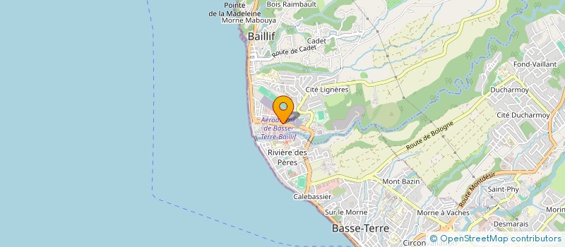 localisation de l'entreprise GETELEC GUADELOUPE à BAILLIF