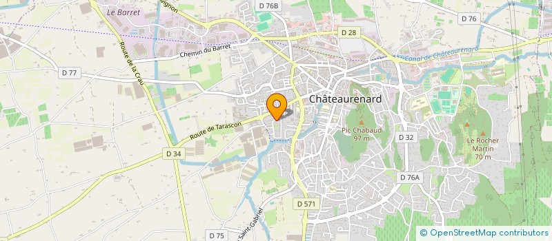 localisation de l'entreprise GETEM  CHATEAURENARD