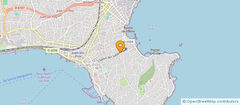 localisation de l'entreprise GETEMA à ANTIBES