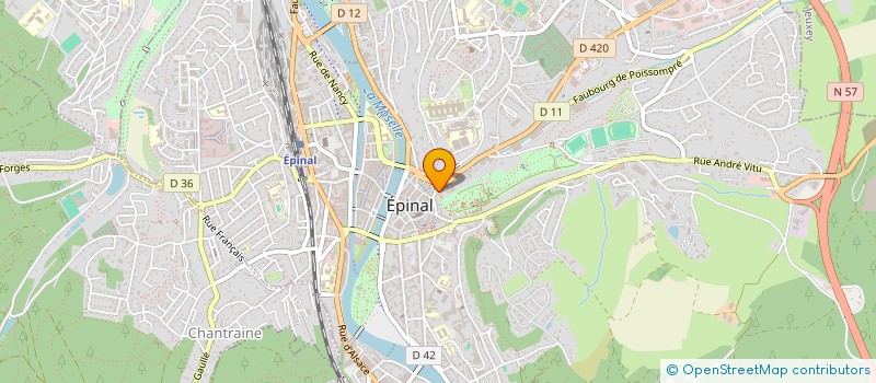 localisation de l'entreprise GETHI à EPINAL