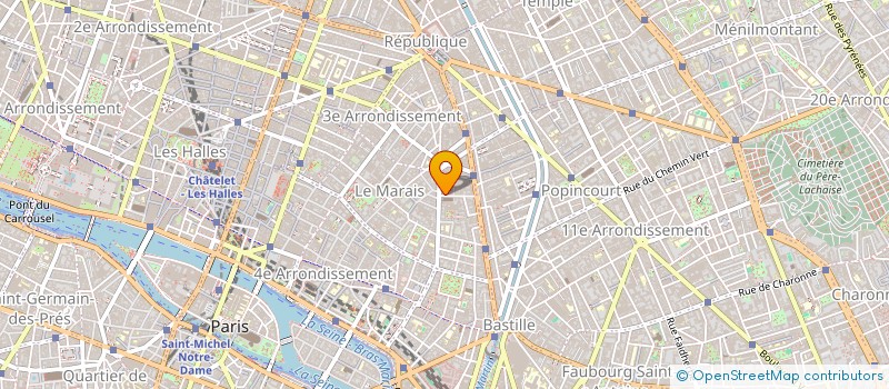 localisation de l'entreprise GETI  PARIS