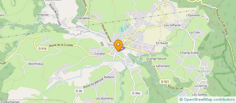 localisation de l'entreprise GETIMMO  NOVALAISE