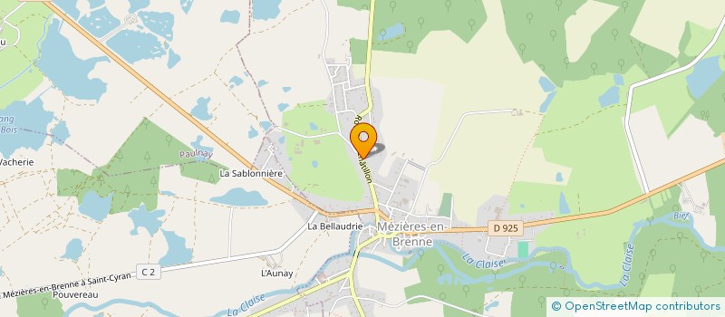 localisation de l'entreprise GETIMMO à MEZIERES-EN-BRENNE