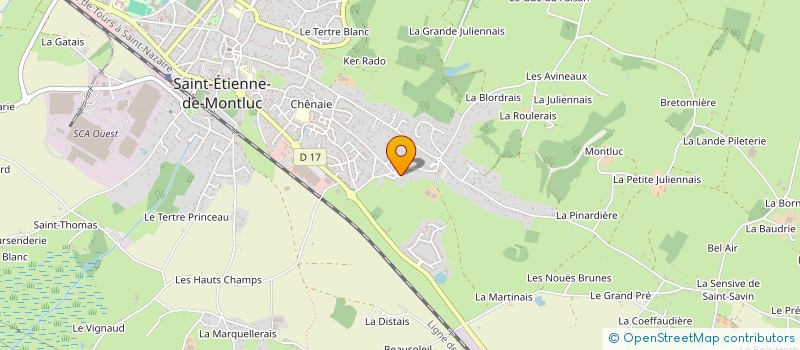 localisation de l'entreprise GETIN  SAINT-ETIENNE-DE-MONTLUC