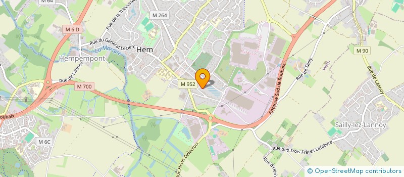 localisation de l'entreprise GETM & CO  HEM