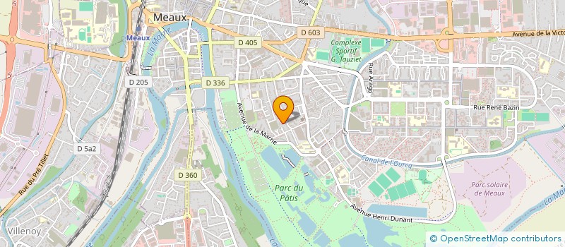 localisation de l'entreprise GETM IMMO à MEAUX