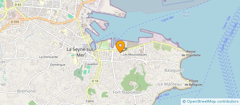 localisation de l'entreprise GETOU à LA SEYNE-SUR-MER
